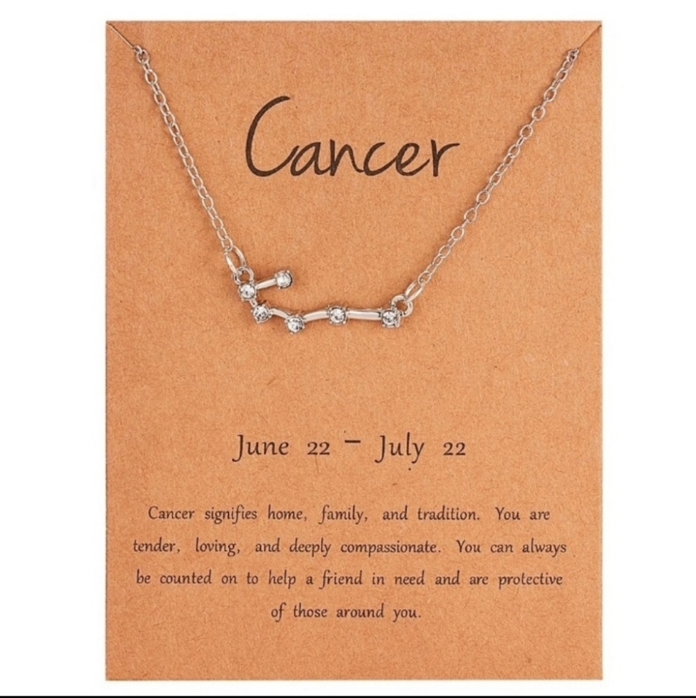 Cancer Zodiac Constellation Necklace